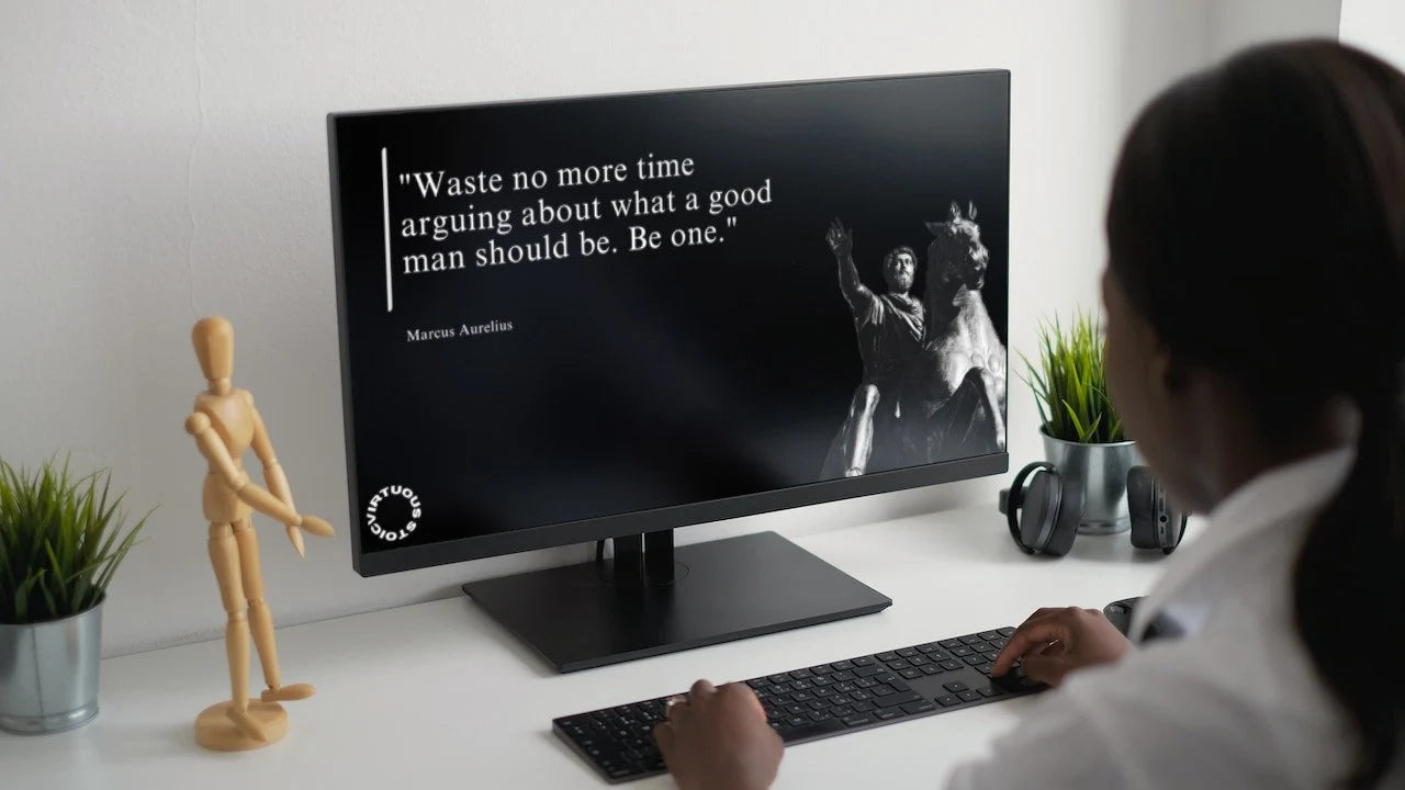 35 Marcus Aurelius Stoic Quotes Desktop Wallpapers | Stoicism Wallpaper | Stoic Art | Stoic Quotes | Stoicism Quotes Dark Desktop Wallpaper